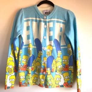 Simpsons cardigan with buttons